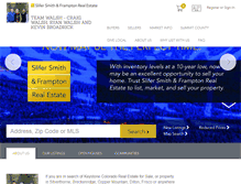 Tablet Screenshot of keystonecoloradoproperties.com